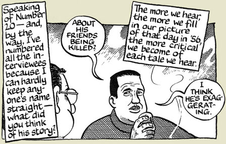 Joe and Abed contemplate the uncertainties that plague all historians